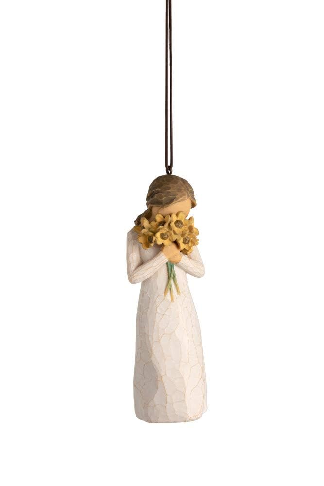 Willow Tree Warm Embrace Ornament, Sculpted Hand-Painted Figure - Image 1
